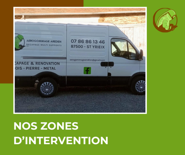 Nos zones d'intervention