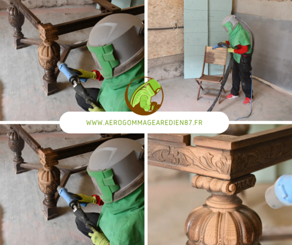 Avant de repeindre, aérogommez