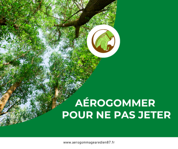 Aérogommer pour ne pas jeter