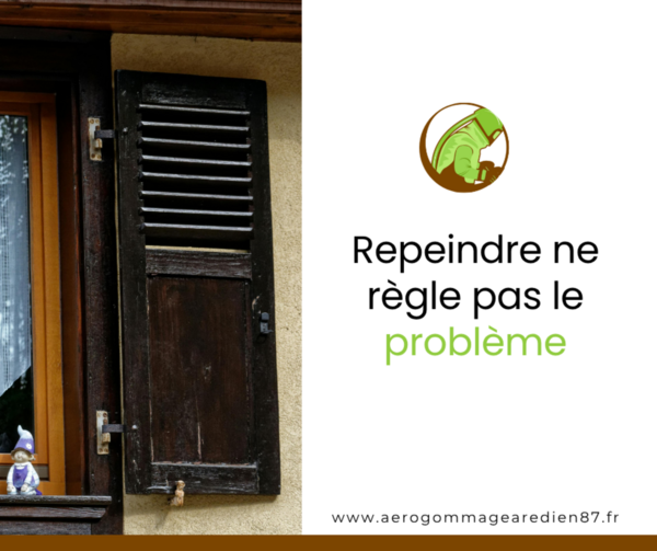 Repeindre ne règle pas le problème